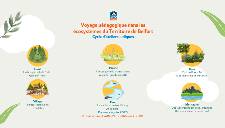 Voyage pédagogique dans les écosystèmes du Territoire de Belfort
